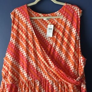 J. Jill Crossover front V-neck maxi dress